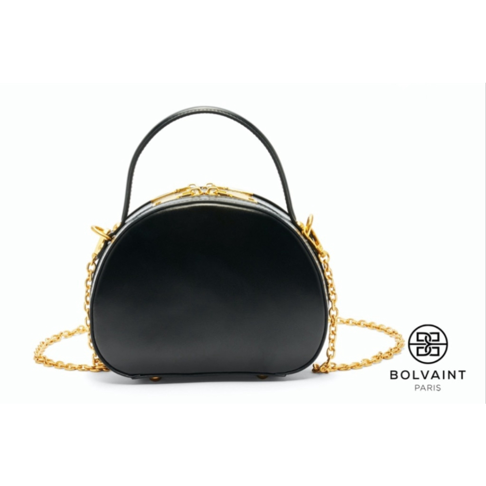 Bolvaint Small Black Purse Gold Chain Strap Shoulder Bag Kentucky Derby Style - Picture 5 of 12